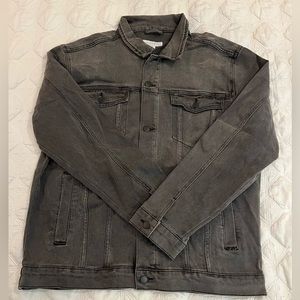 NWT And Now This - faded black denim jacket